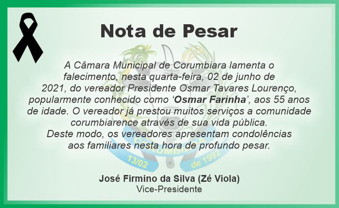 Nota de Pesar