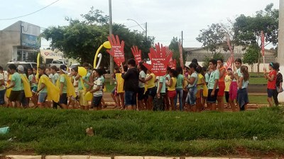 Maio Amarelo em Corumbiara