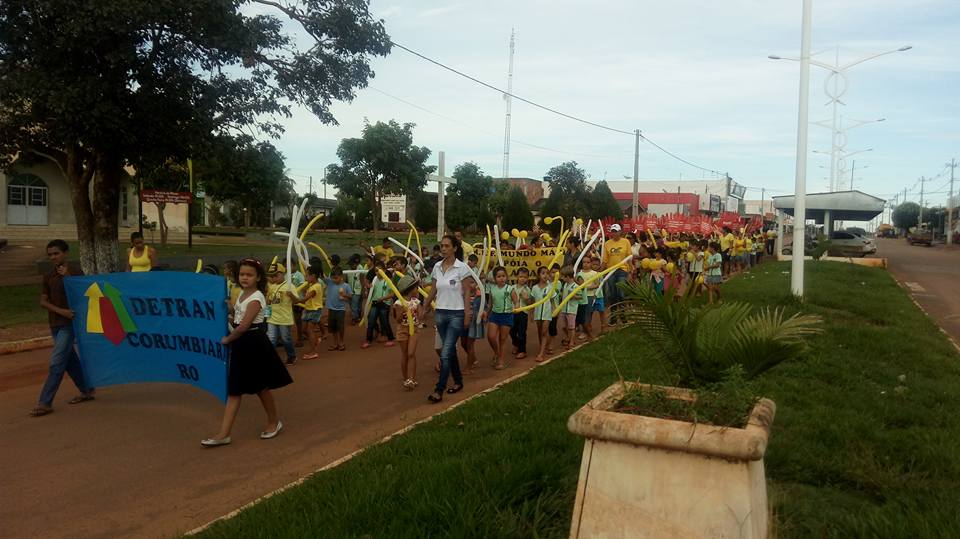 Maio Amarelo em Corumbiara