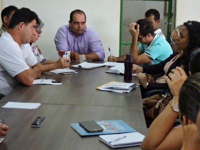 SEMAS e Vereadores em Reunião.