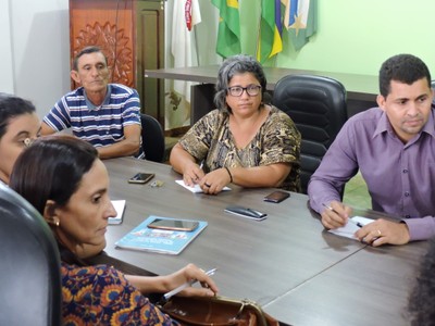 SEMAS e Vereadores em Reunião.